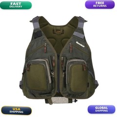 Snowbee Fly Vest Backpack OneSize Adjustable Fly Fishing Vest Builtin