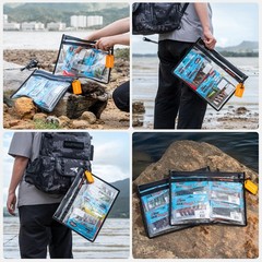 KastKing BaitShield Tackle Storage Bag, Fishing A: 2 Pack, Medium, Black