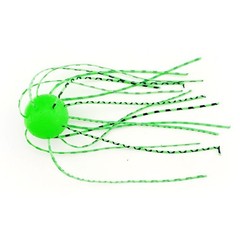 Floating Sea Urchin Soft Lure 10Pcs Glow in Dark for Murky Water Bass Fishing