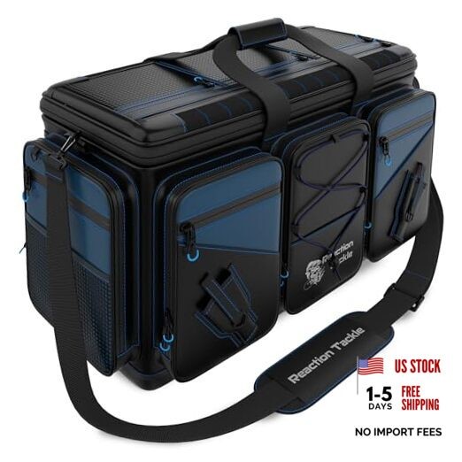 Fishing Tackle Bag – Salt Water Resistant Fishing D: XL Bag (without trays)