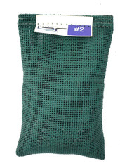 Blue Steel Single 2lb Shot Weight Green Bag #2 LWS-2 Heavy Duty Nylon Mesh