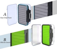 Versatile Waterproof Fly Box – Double-Sided Foam Storage for Fishing Adventures