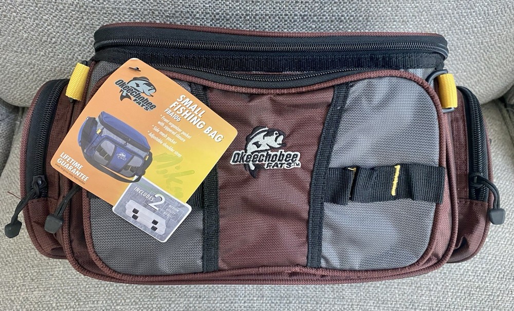 Okeechobee Fats Fishing Tackle Bag – Model # FBA106OF-RSST-One Utility Box