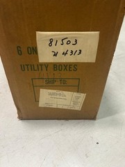 Vintage 13″ GREEN Metal Tackle Tool Utility Box Fishing NOS