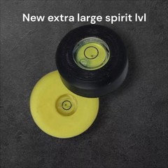 4 X NEW 36MM LARGE Spirit Level Threaded Screw In | Fishing Box Part 3/8 BSF