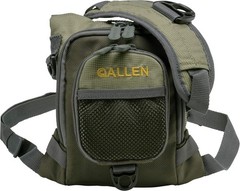 Olive Green Fly Fishing Pack with Zippered Workstation & Multiple Compartments
