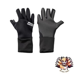 NEW AbuGarcia Long Cuff NP Gloves 3 Finger Black L