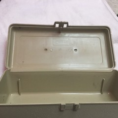 SEARS vintage Plastic Fishing Tackle Box — 11”x5”x5”