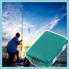 Waterproof Fishing Hook Bait Tool Storage Box Case W/ 10 Grids Practical Replace