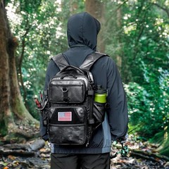 Multi-Functional Fishing Backpack with Dual Rod Storage – Perfect Gift for Men