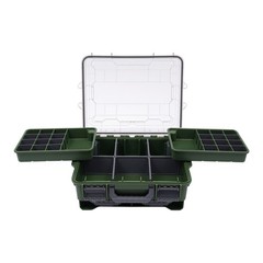 Fishing Tackle Storage Box, Fishing Tackle Box With Small Removable Tackle Tray