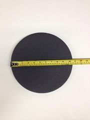 (3X) Foam Pads Round Black 10 1/2 inch – 1/2 inch thick-Bucket Lid Pad- Kneeling