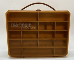 Magnum By Plano Fishing Tackle Organizer Box 14 x 11 x 2 w/ Dividers Clean