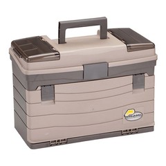 Fishing Guide Series 4-Drawer Tackle Box Graphite/ Sandstone