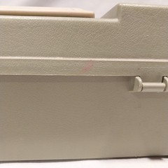 Vintage Plano Green Tan Tackle Box One Open Tray with 6 Compartments