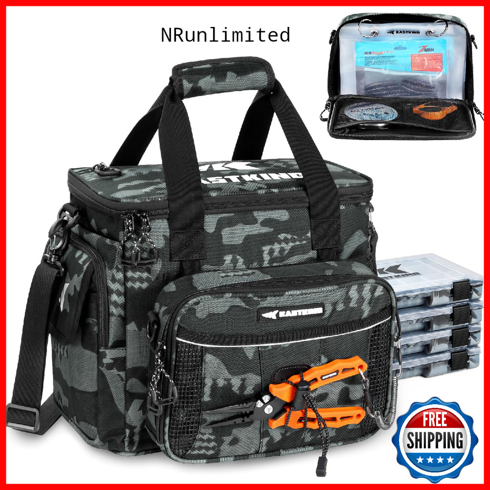 Kastking Baitspace Fishing Tackle Bag 4 Tackle Bait Binder Water-Resistant