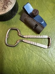 Lot of Vintage Tackle Box Odds And Ends Tools Beer Opener Weber Stevens Pt WI