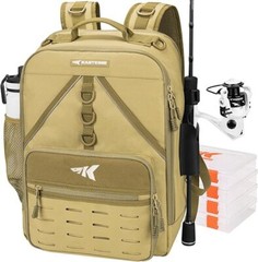 KastKing Karryall Fishing Tackle Bag With Boxes Daily Backpack Water-resistant