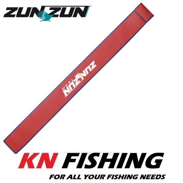 ZUNZUN TEAM 3 Sections Surf Rod Bag Red Fishing Bag 150 x 14cm FOR 4.20m