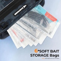 3600 Utility Waterproof Tackle Bag – Adjustable BaitSpace Fanny Pack for Anglers