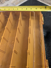 Vintage Magnum By Plano Fishing Tackle Box 1152 Double Sided 15 x 11 x 5