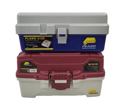 Plano Tackles Box Model 6201-06 and 3100 Fishing Boxes