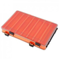 Double Side 14 Compartments Fishing Lure Box Tackle accessories Storage Case