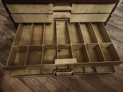 Plano 758 Tackle Box 4 Drawer Storage Made in the USA RARE