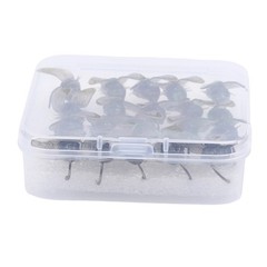 20pcs Realistic Silicone Housefly Fly Fishing Lures with for ultra Hook for Carp