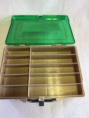 Plano Double-Sided 19-Compartment Satchel – Sandstone Green – 111906
