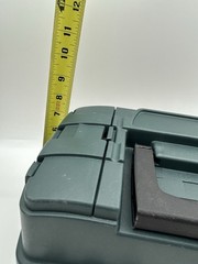 PLANO 2 tray Tacklebox # 6202-78 Hunter Green/Gray Made In Usa