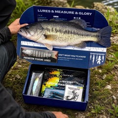 Fishing Lure Set,Fishing Tackle Box Kit,Freshwater Fishing Lures,Fishing Gear