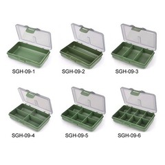1-8Compartments Storage Box Carp Fishing Tackle Boxes Bait 105*65 *24mm Portable