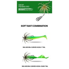 Sea Urchin Floating Fishing Lure Silicone Soft Worm Bait 5cm 1 9g 3 Pack