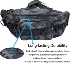 Compact Fishing Sling Pack – Versatile Fanny Pack for All Outdoor Adventures
