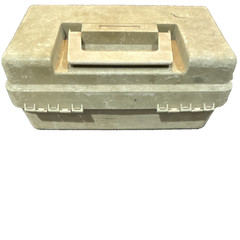 Vintage Plano Hard Plastic Tackle Box with Insert