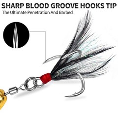 Gold Silver Spoon Bait for Proberos 3.5g 5g 7g 10g 15g VIB Swimming Lure