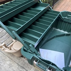 Plano 8616 Tackle Box New Old Stock Vintage Expanding 6 Tray, Clean*See Photos