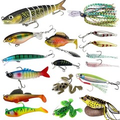 DAMIDEL 600 Pcs/Tackle Box Fishing Kit-Fishing Hooks,Sinkers, Swivels Snaps,Top