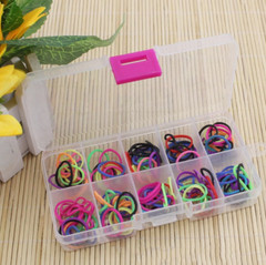 10 Compartments Portable Transparent Plastic Fishing Lure Storage Box Case
