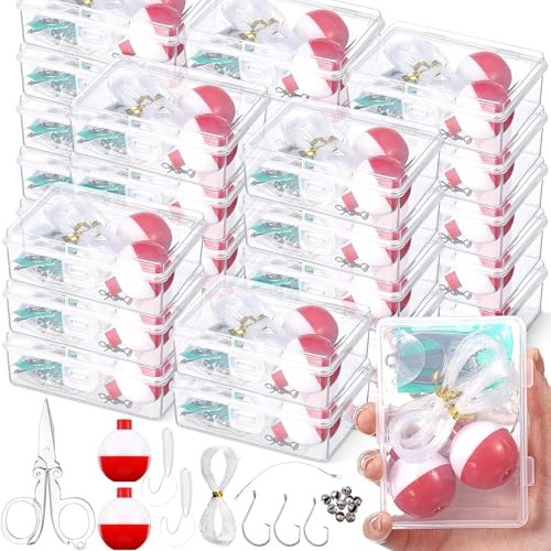 VioraWhite Sets Mini Fishing Kits Bulk Emergency Survival Fishing Kits 30