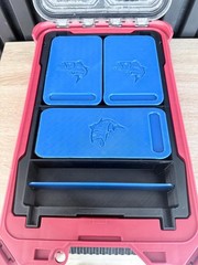 Fish and Tackle inserts for Milwaukee Packout M12 boxes. Inserts only