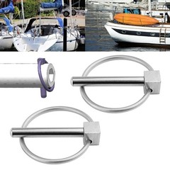 1/2Pcs Round Safety Pin Tractor Linch Pin Clip Retaining Clip Fasteners