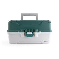 Plano 3 Tray Tackle Box with Berkley Freshwater Bait Kit Fishing
