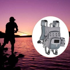 Fly Fishing Chest Pack for Men Women with Compartments Sturdy Lightweight