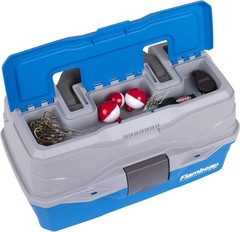 Outdoors 6382TB 2-Tray Tackle Box – Classic Fishing Lure Storage Organizer, M…