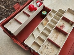 Vintage Fenwick Tackle Box 3.5 Wide Body Superb # 1