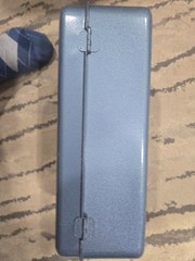 My Buddy 1351 Vintage 13″ Blue Metal Tackle Tool Utility Box Fishing CLEAN