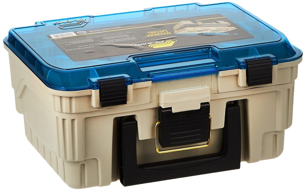 Plano 1349-00 Two Level Magnum 3449 Tackle Box Sandstone/Blue One Size