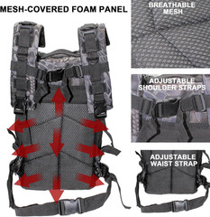 Lightweight Fishing Tackle Backpack Professional Water-Resistant All-In-One Rod